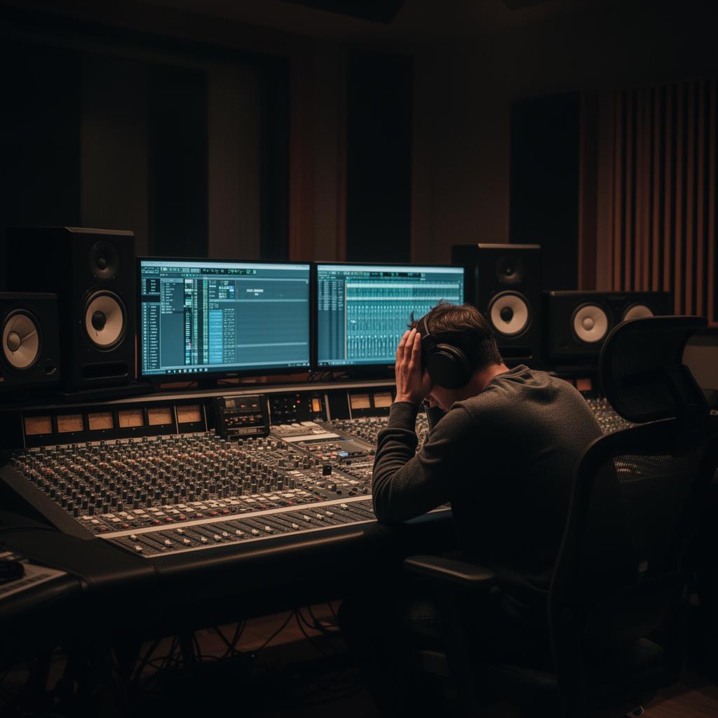 Producer frustrato in studio: il rischio se non hai un metodo